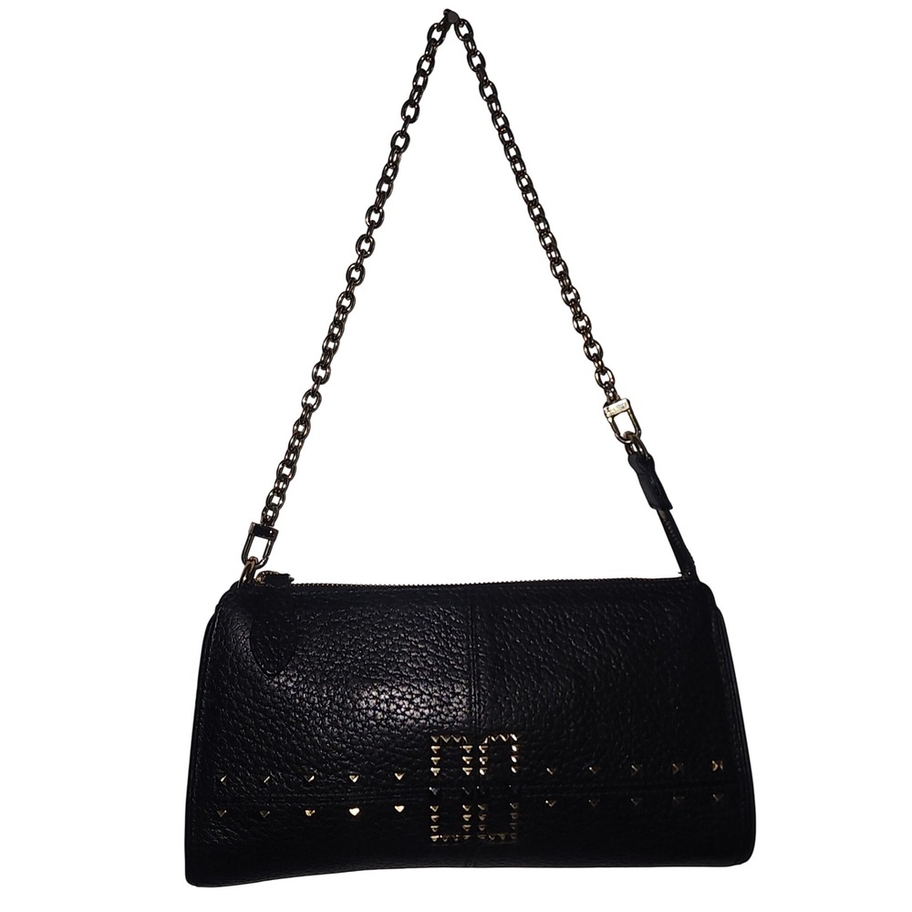 DAKS London Black Pebbled Leather Studded DD Logo Chain Shoulder Bag
Y2K Party